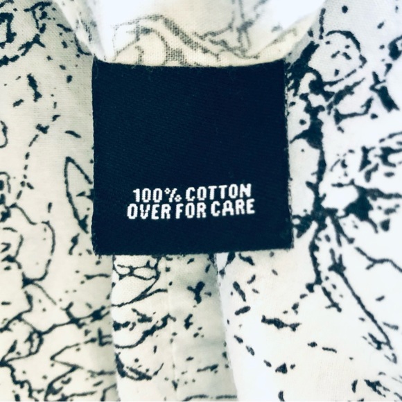 Talbots Shirt Size Medium Pullover Roll Tab Sleeve Floral Pintucks 100% Cotton - Picture 7 of 9